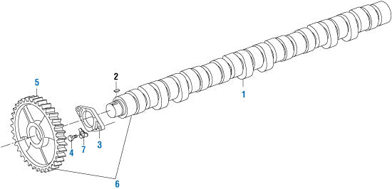 PAI Industries - Cummins Engine Camshaft - L10 / M11 / ISM / QSM Series | woodlineparts.com