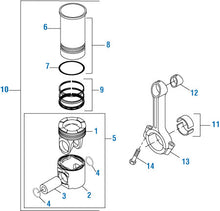 Load image into Gallery viewer, PAI Industries - International Engine
Two Piece Piston - DT-466E / DT-530E (2000-2003) | woodlineparts.com