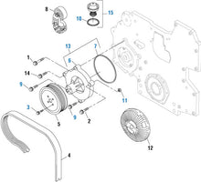 Charger l&#39;image dans la galerie, PAI Industries - International Engine
Water Pump - DT-466E / DT-570 (2004 &amp; Up) | woodlineparts.com