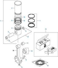 Load image into Gallery viewer, PAI Industries - International Engine
Pistons, Cylinder Kits, Rod Bearings and Ring Sets - DT-360 Series | woodlineparts.com