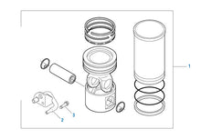 Load image into Gallery viewer, PAI 600925 DETROIT DIESEL 23536256 CYLINDER KIT (SERIES 60) (14L) (EGR) (USA)