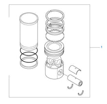 Cargar imagen en el visor de la galería, PAI 600911HP DETROIT DIESEL 23532558 CYLINDER KIT (S50 / S60) (16.5:1) (HIGH PERFORMANCE)