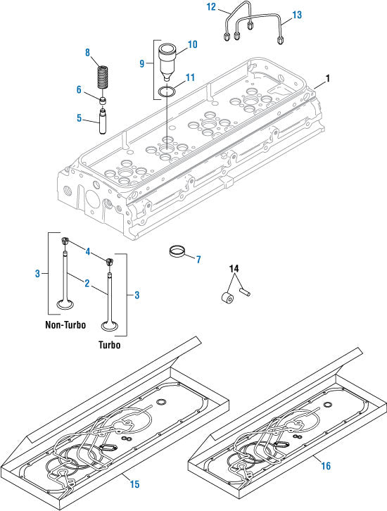 PAI 631253 DETROIT DIESEL 23512676 OVERHAUL GASKET SET (671 HB) (5193115)