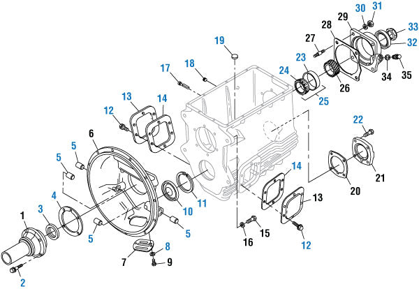 PAI Industries - Drive Train
Case Assembly - FS 4005 | woodlineparts.com