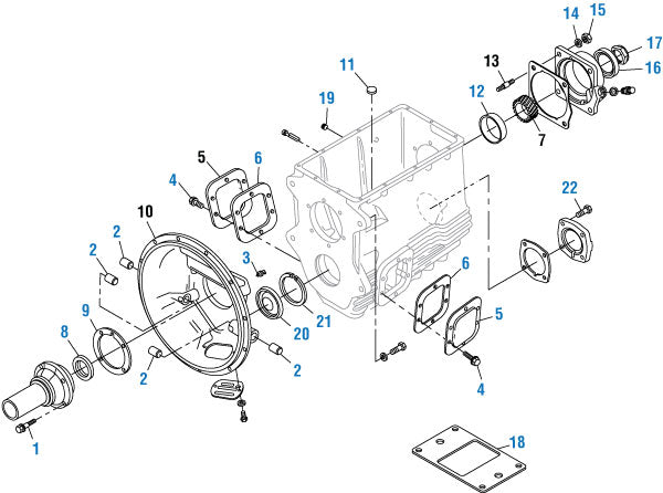 PAI Industries - Drive Train
Case Assembly - FS 4205A | woodlineparts.com