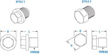 Charger l'image dans la galerie, PAI Industries - Hardware
O-Ring Plugs - External- Metric | woodlineparts.com