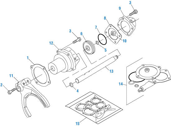 PAI EF39690 FULLER K-2002 RANGE CYLINDER O-RING KIT (USA)