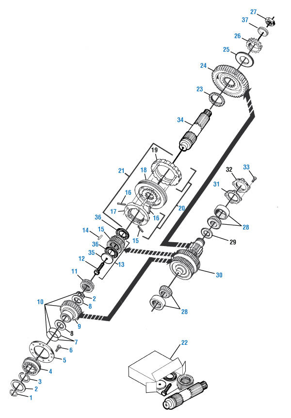 PAI Industries - Drive Train
Auxiliary Components - RTLO 16618 | woodlineparts.com