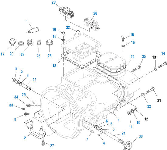 PAI Industries - Drive Train
Compound and Main Case Assembly - T2060 & T2070 | woodlineparts.com