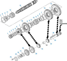 Charger l&#39;image dans la galerie, PAI Industries - Drive Train
Main Case Components - Long Rear Case, Multi-Speed Reverse, Rear Mounted Main Shifter - T2070 B &amp; D | woodlineparts.com