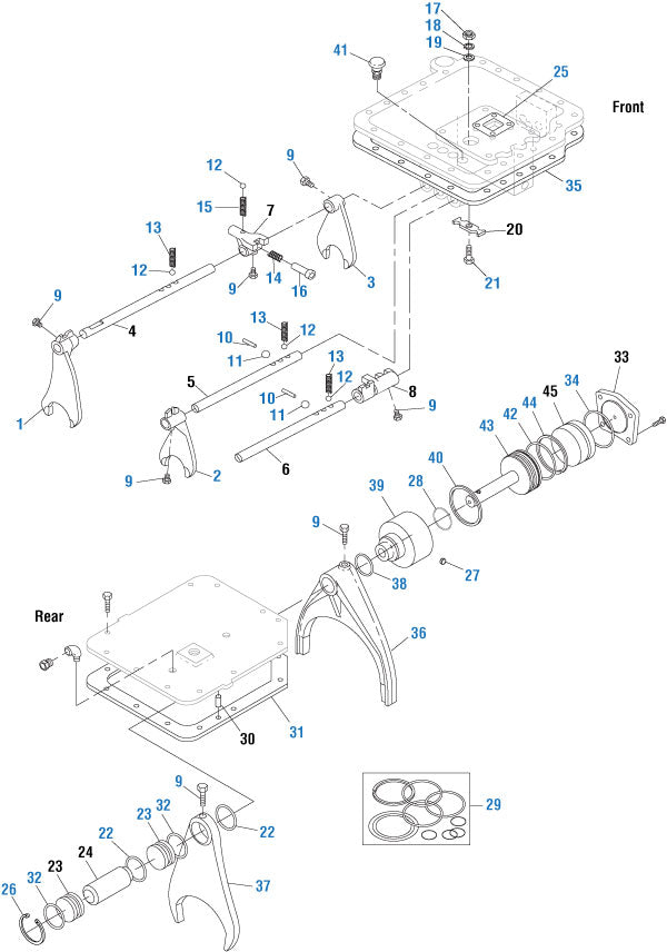 PAI Industries - Drive Train
Shifter Components - T2070 B & D | woodlineparts.com