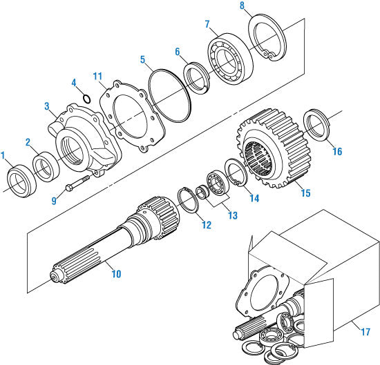 PAI GCO-6938 MACK 403KB295 TRANSMISSION MAIN DRIVE COVER