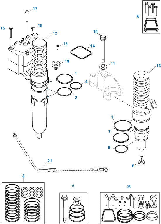 PAI Industries - Detroit Diesel Engine Fuel Injector Unit - Series 60 | woodlineparts.com