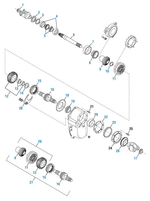 PAI Industries - Drive Train
Forward Axle - DS/DA/DD 344,404,405,454 | woodlineparts.com
