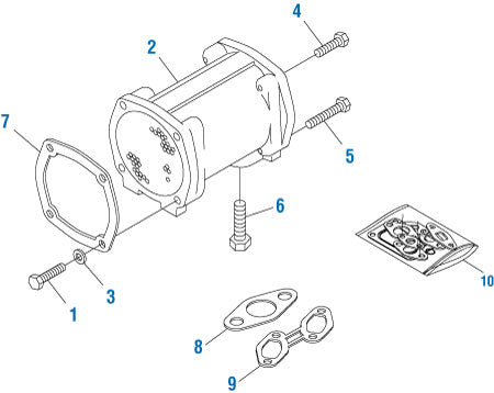 PAI Industries - Caterpillar Engine Oil Cooler - 3300 Series | woodlineparts.com
