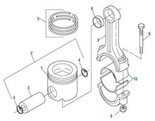 Load image into Gallery viewer, PAI Industries - Caterpillar Engine
Natural Gas - Pistons, Rod Bearing and Ring Sets - 3400 Series | woodlineparts.com