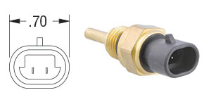 PAI 050672 CUMMINS 3865346 FUEL / OIL TEMPERATURE SENSOR (M14 X 1.5) | woodlineparts.com