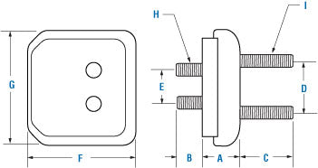 PAI 740053 FREIGHTLINER BCD28847-1 RADIATOR MOUNT (BCD28721-1)