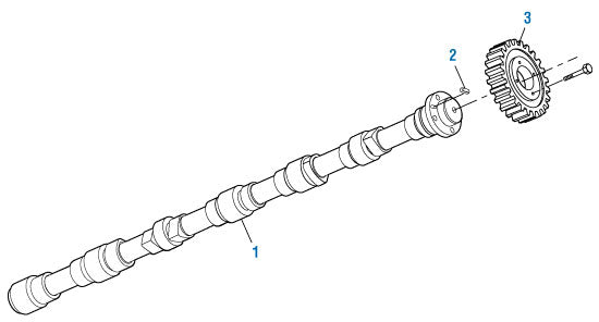 PAI ECM-9003 MACK 454GC578C CAMSHAFT (E6) (4 VALVE) (25502796) (USA)