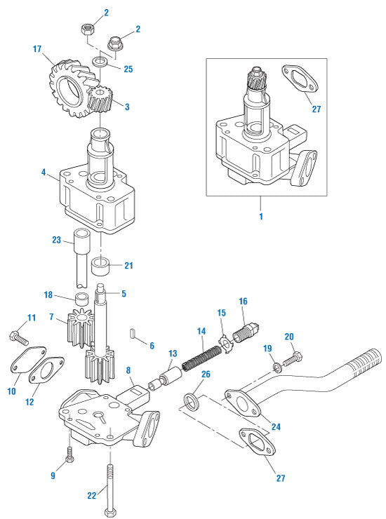PAI Blue - Mack & Volvo Applications
Oil Pump Assembly - Engine - E6 Series  | woodlineparts.com