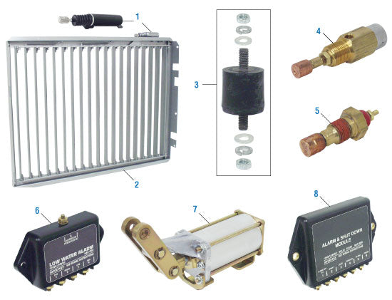 PAI Blue - Mack & Volvo Applications
Air Cylinder Controls and Shutter Components - Engine - E6 Series | woodlineparts.com