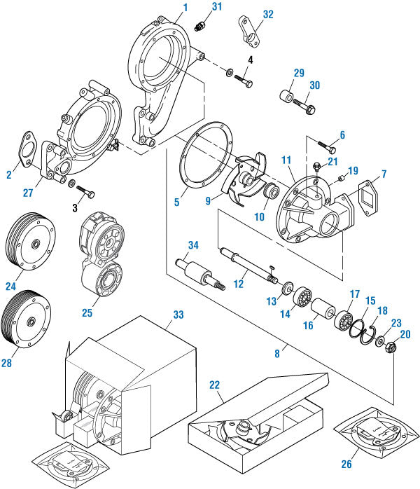 PAI Blue - Mack & Volvo Applications E7, E-Tech - E7 Series | woodlineparts.com