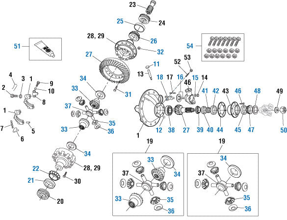 PAI Industries - Drive Train
Rear-Rear Differential - RD/RS 461,521,581 | woodlineparts.com