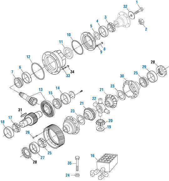 PAI BOS-7741 MACK 88AX464 DIFFERENTIAL OIL SEAL (CRD117 / SQHR / SSHR)