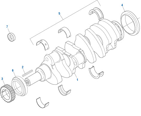 PAI Industries - Caterpillar Engine
Crankshaft - 3208 - 3200 Series | woodlineparts.com