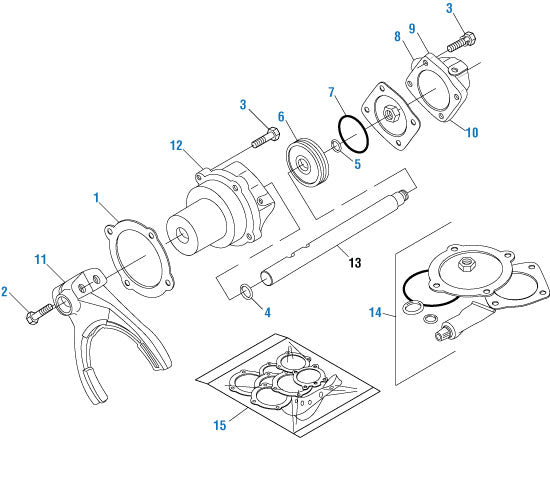 PAI 900415 FULLER 19690 RANGE CYLINDER COVER (11609) (1/8"-27) (OEM)