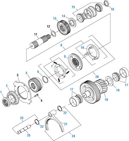 PAI Industries - Drive Train
Auxiliary Components - FR/FRO 14210, 15210, 16210, 18210 | woodlineparts.com
