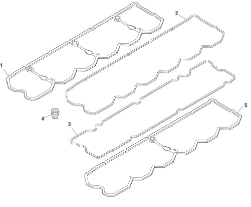 PAI Industries - Cummins Engine
Valve Cover Gasket - 6C/ 8.3/ISC / ISL / ISL9 Series | woodlineparts.com