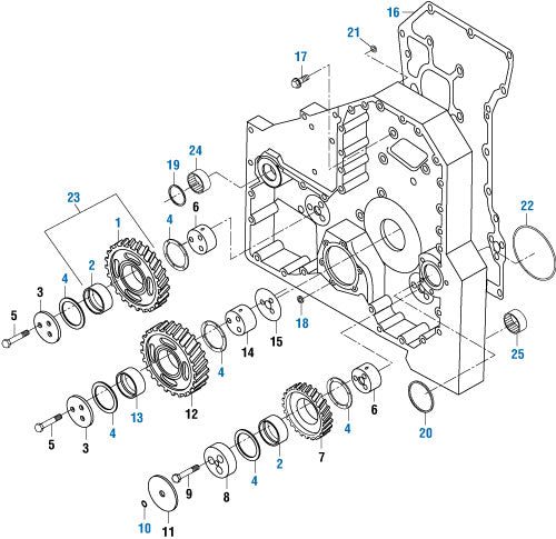 PAI Industries - Cummins Engine Idler Gear Components - Internal Dampening - L10 / M11 / ISM / QSM Series | woodlineparts.com