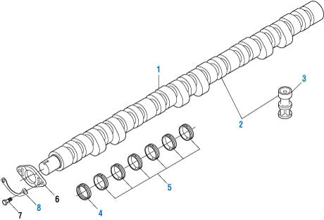 PAI Industries - Caterpillar Engine
Camshaft - 3300 Series | woodlineparts.com