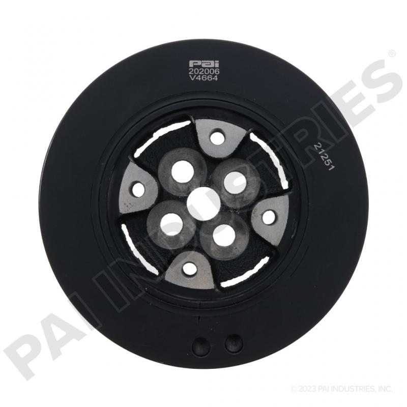 PAI 202006 CUMMINS 3925566 CRANKSHAFT DAMPER (7 GROOVE) (3922556) | woodlineparts.com
