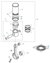 Charger l&#39;image dans la galerie, PAI Industries - International Engine
Two Piece Piston  - DT-466 / DT-530 (1993-1997 PLN) | woodlineparts.com
