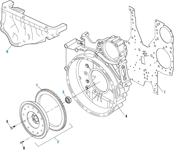 PAI 860051 MACK / VOLVO 21514067 NEW FLYWHEEL ASSEMBLY (MP8