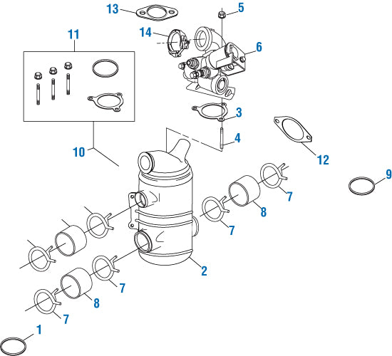 PAI Industries - Detroit Diesel Engine EGR Cooler - Series 60 | woodineparts.com