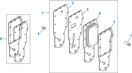 PAI Industries - Cummins Engine
Oil Cooler - 6B Series | woodlineparts.com