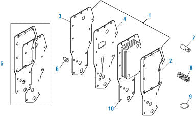 PAI Industries - Cummins Engine
Oil Cooler - ISB / QSB Series | woodlineparts.com