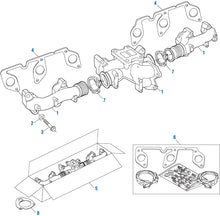 Load image into Gallery viewer, PAI 631382 DETROIT DIESEL A4721421880 EXHAUST MANIFOLD GASKET (DD15 / DD16)