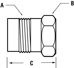 PAI 042173 CUMMINS 2872317 FUEL CONNECTOR (ISX) (4984774)