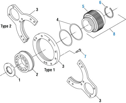PAI 940042 ROCKWELL KIT5448 AUXILIARY MAIN DRIVE GEAR KIT (38 TEETH) (ITALY) (Expected @ 09/23/2026)