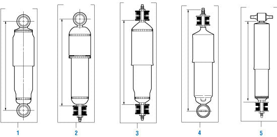 PAI Industries - Chassis Suspension Shock Absorbers | woodlineparts.com