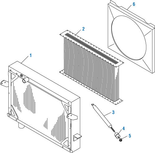 PAI 804056OEM MACK 21593039 RADIATOR (GU813E) (OEM)