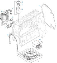 Charger l&#39;image dans la galerie, PACK OF 5 PAI 631373 DETROIT DIESEL A4720180280 OIL PASSAGE GASKET (DD15)