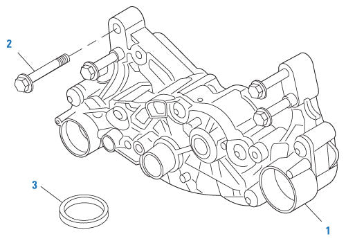 PAI 841925 MACK 20824906 LUBE OIL PUMP (MP8 / D13) (742082406)