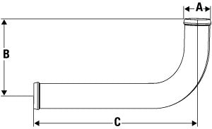 PAI 691839OEM DETROIT DIESEL 23505898 COOLANT TUBE (SERIES 60) (OEM) | woodlineparts.com