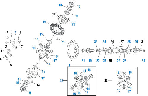 PAI Industries - Drive Train
Rear Axle - RS 34,38,340,380,400,341,381,401,402,451 | woodlineparts.com