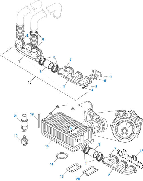 PAI - PAI Blue - Mack & Volvo Applications Intake Manifold - Engine - E6 Series | woodlineparts.com